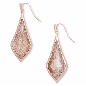 Kendra Scott Olivia Rose Gold Drop Earrings